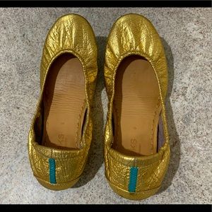 EUC/VGUC Golden Glitz Tieks | Size 8